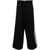 Y-3 Y-3 Adidas Wide-Leg Wool Blend Pants With Stripes Black