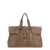 Brunello Cucinelli Brunello Cucinelli Logo Suede Duffel Bag BROWN