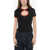 COURRÈGES Crew-Neck T-Shirt With Cut-Out Detail Black