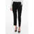 Jil Sander Front-Pleated Cropped Pants Black