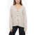 Allude Virgin Wool And Cashmere Cardigan With 4-Buttons Beige