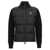 Moncler Grenoble Two-material cardigan Black