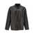 LEMAIRE 'Leather Stand Collar' shirt Brown