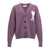 AMI Paris 'Ami De Coeur' cardigan  Purple