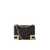 Elisabetta Franchi ELISABETTA FRANCHI SMALL BLACK SHOULDERBAG  Black