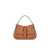 Furla FURLA FLOW MINI BRANDY HANDBAG Leather