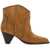 Isabel Marant Darizo Suede Leather Ankle Boots COGNAC