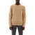 Ralph Lauren Cable Knit Wool-Cashmere Sweater CAMEL MELANGE