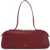 Khaite Simona Leather Shoulder Bag In 9 OXBLOOD