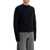 Rier Ribbed Wool Pullover Sweater BLACK WOOL