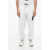 Armani Emporio Resort Cotton Sweatpants With Embroidered Patch White