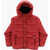 Nike Air Jordan Padded Jacket With Fleeced Lining Red