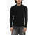 Roberto Collina Cashmere Blend Polo Neck Sweater Black