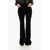 Saint Laurent Velvet Flared Pants Black