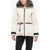 YVES SALOMON Ys Army Quilted Down-Jacket With Fur Removable Collar White