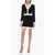 Moschino Couture Knitted Dress With Contrasting Detail Black & White