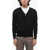 Jil Sander Wool Cardigan With Satin Details Black