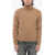 Isabel Marant Turtleneck Maverick Pullover With Zipped Detail Brown