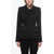 Marni Grain De Poudre Wool Blazer With Decorative Buttons Black