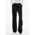 Jil Sander Grain De Poudre Wool Pants With Relaxed Fit Black