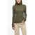 Roberto Collina Ribbed Merinowool Turtleneck Sweater Green