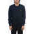 ETRO Crew Neck Virgin Wool Sweater Blue