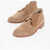 CORNELIANI Solid Color Suede Desert Boots Beige