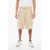 Alexander McQueen Cotton Cargo Shorts With Belt Loops Beige