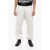 AUTRY Fleeced-Cotton Joggers With Drawstring Waist White