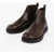 CORNELIANI Id Leather Chelsea Boots Brown