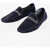 CORNELIANI Id Suede Loafers With Rubbers Blue