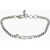 Alexander McQueen Silver-Effect Bracelet With Logo Silver