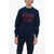 Mc2 Saint Barth Wool Morning Glory Crewneck Sweater With Contrasting Embroid Blue