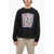 SKY HIGH FARM Printed Brushed Cotton Crew-Neck Sweatshirt Black