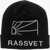 RASSVET Solid Color Beanie With Embroidered Logo Black