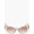 Dior Solid Color Dior Signature B71 Sunglasses With Butterfly Fra Pink