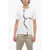 Comme des Garçons Shirt Cotton T-Shirt With Tartan Inserts White