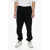 Dior Fleeced Cotton Sweatpants With Cuffs Black