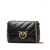 Pinko Pinko Love Big Puff Leather Shoulder Bag Black