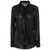 Versace Versace Informal Shirt Fabric Crocodile Devore` Clothing Black