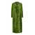 forte_forte Padded Pliss' Velvet Coat GREEN