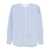 forte_forte Forte_Forte Cotton Blend Striped Shirt CLEAR BLUE