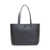 Tory Burch Tory Burch Black Leather Mcgraw Tote Bag Black