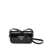 Prada Prada Logo-Plaque Leather Shoulder Bag Black