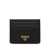 Prada Prada Triangle-Logo Card Holder Black