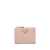 Prada Prada Logo-Plaque Grained Leather Wallet PINK