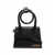 JACQUEMUS Jacquemus Le Chiquito Noeud Leather Handbag Black