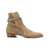 Saint Laurent Saint Laurent Wyatt 30 Suede Leather Boots Beige