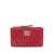 Miu Miu Miu Miu Logo-Plaque Matelassé Leather Wallet RED