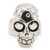 Alexander McQueen Alexander McQueen Silver-Tone Brass The Jewelled Skull Ring SILVER